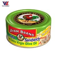 ราคา อะยัม ทูน่าก้อนในน้ำมันมะกอก 185 กรัม (Ayam Tuna Chunks in Extra Virgin Olive Oil 185g)