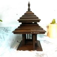 ราคา โคมไฟไม้สัก โคมไฟหัวเสา โคมไฟสนาม (งานไม้สักแท้) (9972984140)