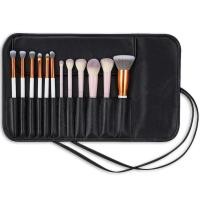 ราคา กระเป๋าแปรงแต่งหน้า Travel Makeup Brush Case Roll Up Pouch Cosmetic Bag Pu Leather Make up Brushes Organizer for Women Cosmetic Brush (12 Slot) (41983019366)