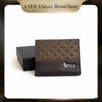 ราคา Polo Wallet + Premium Box Mens Coin Card Wallet (40677139925)