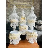 ราคา พานชันหมากเอกสีขาวสวยๆขันหมากงานแต่ง (2647313080)
