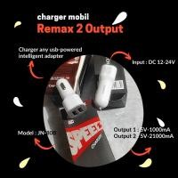 ราคา MERAH Remax 2usb Car Charger Saver 2 usb Output Saver Car Dual Cas กล่องสีแดง (55209031193)