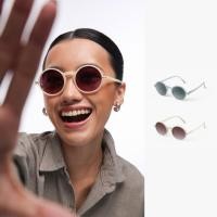ราคา IZIPIZI #G Sun Sunglasses | Category 3 100% UV Protection Blue Lenses | Glossy Translucent Frozen Blue, Vintage Cream (53261663741)
