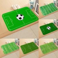 ราคา YYQ Anti-skid Entryway พรมเช็ดเท้าห้องนอนสนามฟุตบอล Ground Themed พรมปูพื้นพรม (57064620324)