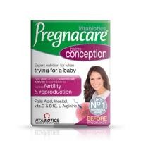 ราคา ของแท้ วิตามินช่วยเพิ่มโอกาสในการตั้งครรภ์ Vitabiotics Pregnacare Before Conception (1607885297)