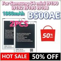 ราคา 2PCS ยี่ห้อใหม่ B500AE 1900mAh แบตเตอรี่โทรศัพท์มือถือสําหรับ Samsung S4 mini I9190 i9192 I9195 I9198 เปลี่ยนแบตเตอรี่ (55662132414)