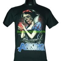 ราคา เสื้อวง Asking Alexandria ลาย Snow White Zombie Graphic Band Tee สีดำ AA1538 (368238944)