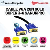 ราคา 20M GOLD SUPER 3+6 SANUPRO VGA CABLE / 20M GOLD สาย VGA / CAB79-SAN (24235560863)