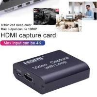ราคา HDMI Video Capture Card Adapter กล่องบันทึก USB2.0 4K RU901 OTS (46464520296)