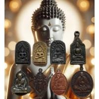 ราคา เหรียญหลวงพ่อทา หลวงปู่หนู หลวงพ่อวัดบ้านแหลม หลวงพ่อพริ้ง ครูบาดวงดี (28675697644)