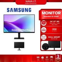 ราคา Monitor(จอมอนิเตอร์) 24"-27" Samsung Essential S3 S32GF FHD 120Hz (LS24F320GAEXXT) รับประกัน 3 ปี (55462639953)