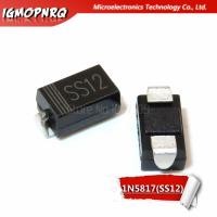 ราคา 100 ชิ้น SMA 1N5817 smd ไดโอด ss12 1A 20V do-214ac IN5817 Schottky (47013069961)