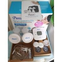 ราคา ส่งต่อ เครื่องปั๊มนมไฟฟ้า แบบปั๊มคู่ Pureen Electronic Double Breast Pump (1483418713)