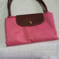 ราคา พร้อมส่ง longchamp สีพีชเป็นสี limited ไซค์ L แท้ (5815525548)