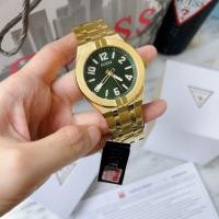 ราคา ตัวเรือนสีทอง หน้าปัดสีเขียวสวยหรู ✨ นาฬิกา Guess GW0661G2 ESCAPE GOLD (29609628114)