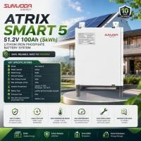 ราคา SUNWODA แบตเตอรี่ลิเธียม LiFePO4 51.2V 100Ah 5kWh รับประกัน 10 ปี รุ่น Atrix Smart 5 (49112543116)