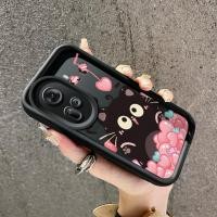 ราคา เคสสำหรับ OPPO Reno 11 5G เคสป้องกันรูปแมวดำน่ารักพร้อมเคสโทรศัพท์ซิลิโคนนิ่ม (29413961725)