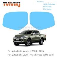 ราคา 1 คู่ 2PCS กระจกมองหลังด้านข้างเลนส์แก้วสีฟ้าสําหรับ Mitsubishi L200 Triton Strada 2005-2015 สําหรับ Mitsubishi Montero 2009 - 2015 มุมมองกว้าง anti glare ด้านข้างกระจกรถ (53657043827)
