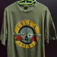 ราคา เสื้อยืดคอกลม งานป้าย ลายวินเทจguns n' roses (27213523657)