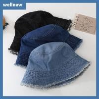 ราคา WELLNOW หมวกชาวประมง หมวกกันแดดสไตล์ยีนส์ฤดูร้อนวินเทจ (55965318861)