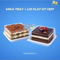 ราคา MIKA ถาดพลาสติก + ม้วน DT - 1307 / ถาดพลาสติก + ม้วนแบน 1307 / เค้ก MIKA @10 ชิ้น (45858391787)