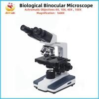 ราคา WEIAI Biological Binocular Microscope 1600x Microscope LED Magnifier School Dental Electronic Micro (51964145609)