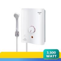 ราคา [สินค้าส่งด่วน] SHARP เครื่องทำน้ำอุ่น 3500 วัตต์ #WH-34 SHARP ELECTRIC SHOWER 3500W #WH-34 (45362610265)