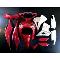 ราคา ชุดสี WAVE 110i 2012 สีแดง340/ขาว 13 ชิ้น เฟรมรถ กรอบรถ แฟริ่ง Honda เวฟ 110 i 2012 (4971489364)