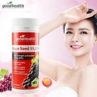 ราคา พร้อมส่ง✅ Goodhealth Grape Seed 55,000mg นิวซีแลนด์ สารสกัดจากเมล็ดองุ่นเข้มข้นสูง ขายดี New Zealand UseBy 02/2023 (8126832325)
