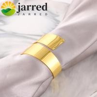 ราคา JARRED ที่ใส่ผ้าเช็ดปาก, โลหะผสมโลหะไม่สม่ําเสมอรูปร่างแหวนผ้าเช็ดปาก, ทนทานทอง/เงินปิดทองงานแต่งงานผ้าเช็ดตัวแหวน Party (28995362998)
