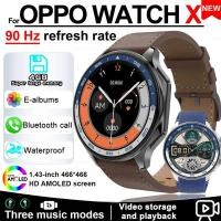 ราคา 2024 New For OPPO Watch X Smart Watch Men 4G Memory MP4 Music Video 3D Bluetooth Call SmartWatches For HUAWEI IOS TWS Ea (26964714670)