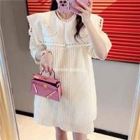 ราคา (white) Doffy Dress (white) เดรวแต่งลูกไม้ขาวป้ายypy (25958432701)