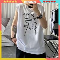 ราคา เสื้อกล้ามทรงหลวมสําหรับผู้หญิงพร้อมเสื้อกล้ามแขนกุดผ้ายืดหยุ่นนุ่มเย็นไซส์ใหญ่ บิชิโน เสื้อกล้ามผู้ชายไซส์ใหญ่ (45611671608)