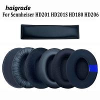 ราคา HAIGRADE แผ่นรองหูฟัง,หน่วยความจําโฟมนุ่มหูเบาะ,สบายชุดหูฟัง Earmuff สําหรับ Sennheiser HD201 HD201S HD180 HD206 หูฟังอุปกรณ์เสริม (51013644644)