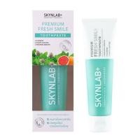 ราคา SKYNLAB Premium Fresh Smile Toothpaste ยาสีฟันสูตรระงับกลิ่นปาก ป้องกันฟันผุ (100g.) (28203331944)