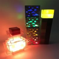 ราคา Minecraft เกมไฟฉาย โคมไฟ LED เปลี่ยนสีได้ บรรยากาศ กลางคืน ของเล่น ของขวัญ (22789697389)