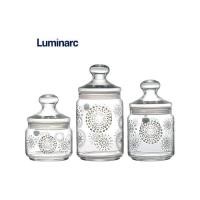 ราคา Luminarc N1635 Rainbow Flakes Pot Club Jar 1 ชุด มี 3 ชิ้น / ชุดขวด (8422511567)