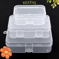 ราคา KEATHS กล่องพลาสติกใสพร้อมฝาปิดกล่องเก็บของกันฝุ่นกล่องฝาพับพลาสติกสี่เหลี่ยมมัลติฟังก์ชั่นทนทานที่เก็บลูกปัด (56914520230)