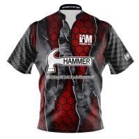 ราคา เสื้อแข่ง Hammer DS Bowling - ดีไซน์ 1526-HM 3D เสื้อโปโล (49315405469)