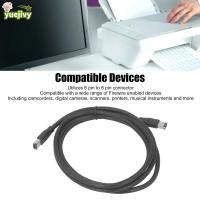 ราคา YUEJIPH Firewire DV Cable, 6 Pin ความเร็วสูง IEEE1394 สายไฟ, สายไฟทนทาน 400 ถึง 400 ยาว 5.9ft สําหรับสาย iLink สําหรับกล้องดิจิตอล (56015735509)