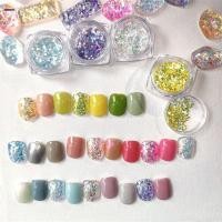 ราคา เลื่อม เล็บนางฟ้าแฟนตาซีเล็บเกาหลีเลื่อมไล่ระดับสีแวววาวเล็บยาทาเล็บเครื่องประดับยอดนิยม สําหรับตกแต่งเล็บ 【doom】 (22877071803)