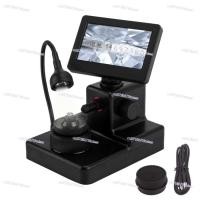 ราคา Professional 50X-1000X Electronic Digital Diamond Belt Code Viewer Waist Mirror 4.3 Screen Light Em (41982602739)