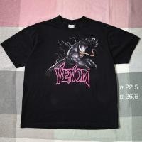 ราคา เสื้อยืด marvel มาเวล ลิขสิทธิ์แท้ venom แอนตี้ ฮีโร่ Anti-Hero หนัง superhero กราฟิก สีดำ มือสอง (Size XL) (45614202940)