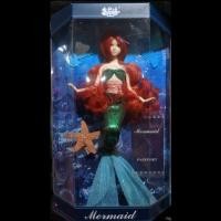 ราคา ตุ๊กตานางเงือก ผมยาว งอแขนงอขาได้ หน้าสวย ผมสวย ของเล่น Jianidi Doll Mermaid Doll บาร์บี้นางเงือก (5933821148)