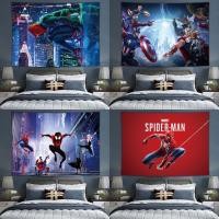 ราคา Marvel Heroes Avengers ผ้าพื้นหลัง Spiderman หอพักข้างเตียงติดผนัง ins Tapestry โปสเตอร์ Influencer Tapestry (57165835122)