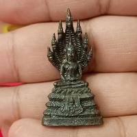 ราคา พระนาคปรก พระพุทธรูปประจำคนเกิดวันเสาร์ เนื้อเหล็กน้ำพี้ ขนาด 3 ซม. (25816029122)