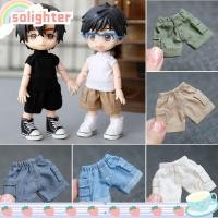 ราคา SOLIGHTER ตุ๊กตากางเกงยีนส์กางเกงขาสั้นของเล่นเด็กสําหรับ 1/12 ตุ๊กตา BJD สําหรับ 1/11OB11 ตุ๊กตากระเป๋ากางเกงขาสั้น (41583278850)