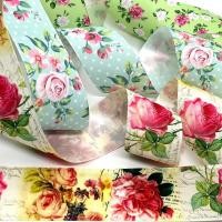 ราคา ริบบิ้นผ้าซาติน พิมพ์ลายดอกกุหลาบ สไตล์วินเทจ 3.8 ซม. 4.5 เมตร แฮนด์เมด DIY สําหรับงานแต่งงาน ปาร์ตี้ ฤดูใบไม้ผลิ ฤดูร้อน (22730091118)