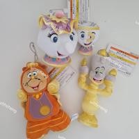 ราคา พร้อมส่ง! พวงกุญแจ Mrs. Potts, Cogsworth และ Lumière จาก Beauty and the Beast Tokyo Disney ✨ (45613242693)