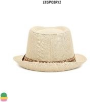 ราคา IESPOIRYI Belfry Trilby หมวก, ผ้าลินินป้องกันแสงแดดปานามา Trilby หมวก, Retro Breathable อเนกประสงค์สั้น Brim Fedora หมวกกันแดดท่องเที่ยว (45814561749)